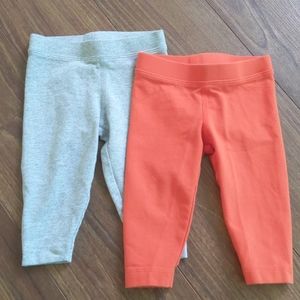 👶Lot of 2 pairs of Primary baby leggings